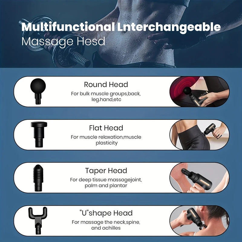 Fascia Gun Massager for Deep Muscle Relaxation