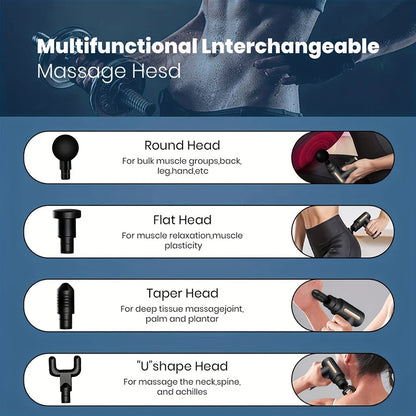 Fascia Gun Massager for Deep Muscle Relaxation