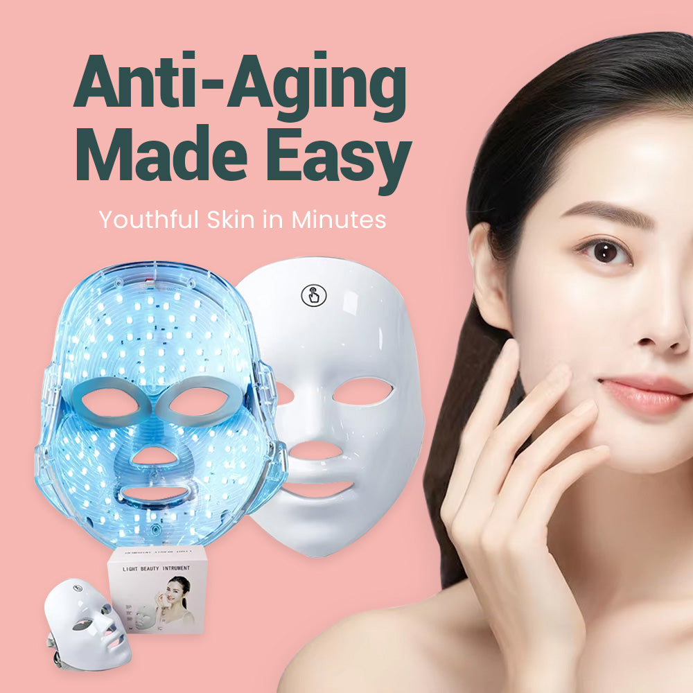 LED Facial Mask - Anti-Aging & Skin Rejuvenation Therapy