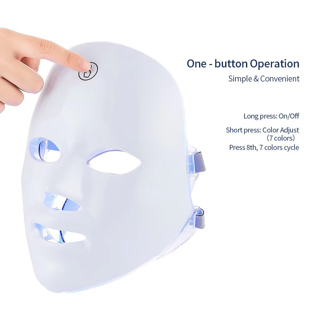 LED Facial Mask - Anti-Aging & Skin Rejuvenation Therapy