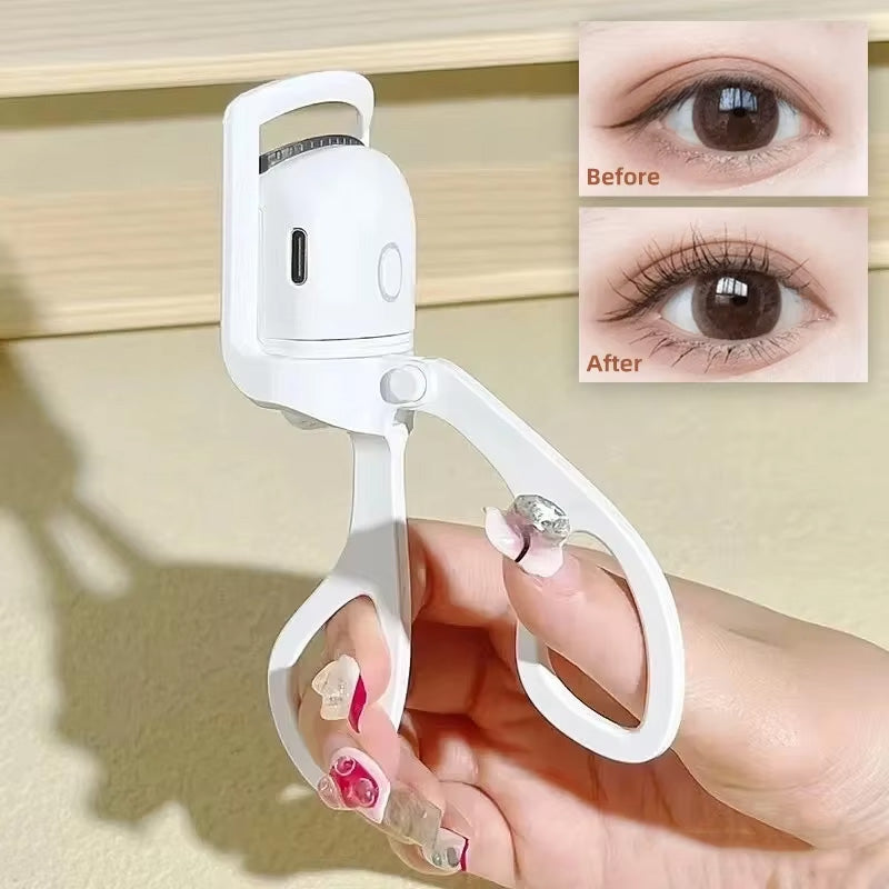 Quick Electric Eyelash Curler – Long-Lasting