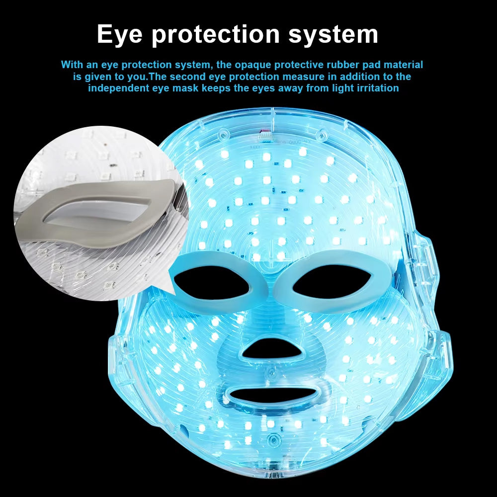 LED Facial Mask - Anti-Aging & Skin Rejuvenation Therapy